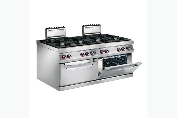 291FAGF Gas Cooker with Open Bottom Fire, Large Oven