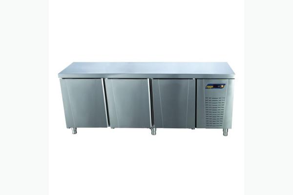 TPS-63-WOBS Counter Type 3-Door Snack Refrigerator Without Back