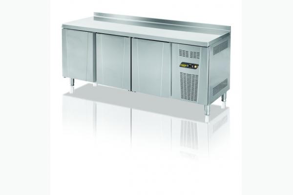 TPS-63-WOT Counter Type 3-Door Snack Refrigerator - Without Top Plate