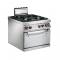 291FAG Gas Cooker with Open Bottom Fire, Cabinet