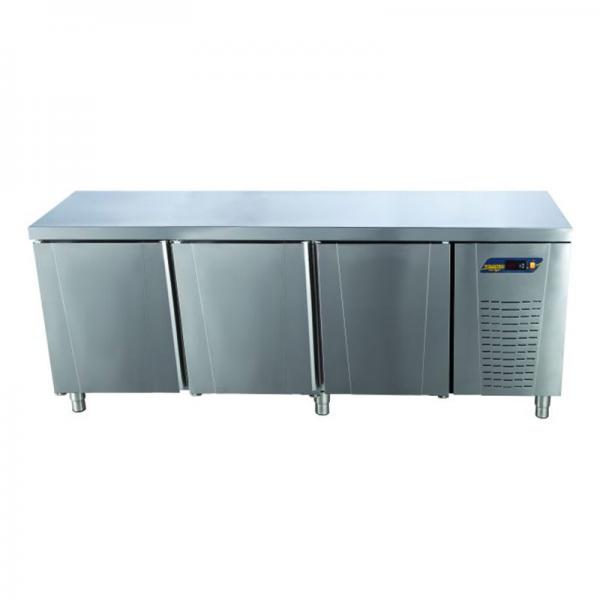 TPS-63-WOBS Counter Type 3-Door Snack Refrigerator Without Back