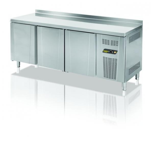 TPS-63-WOT Counter Type 3-Door Snack Refrigerator - Without Top Plate