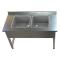 SUD-6120-54 Double Sink Workbench