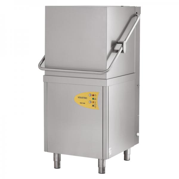 WZ100-D Guillotine Type Dishwasher 1000 Plates / Hour - With Drain Pump